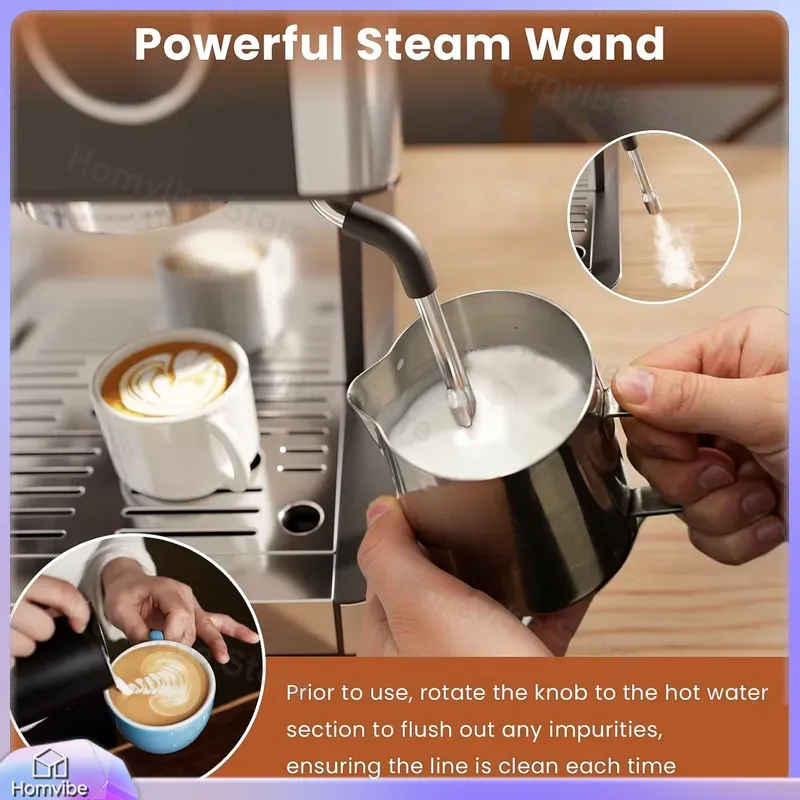 20 Bar Espressomaschine mit in – Home Bar And Coffee Bewertung und Preis