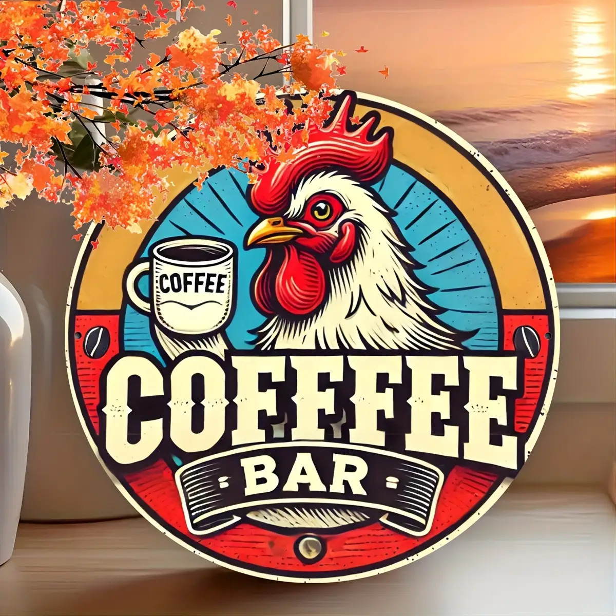 2D Vintage Aluminiumschild |   – Home Bar And Coffee Bewertung und Preis