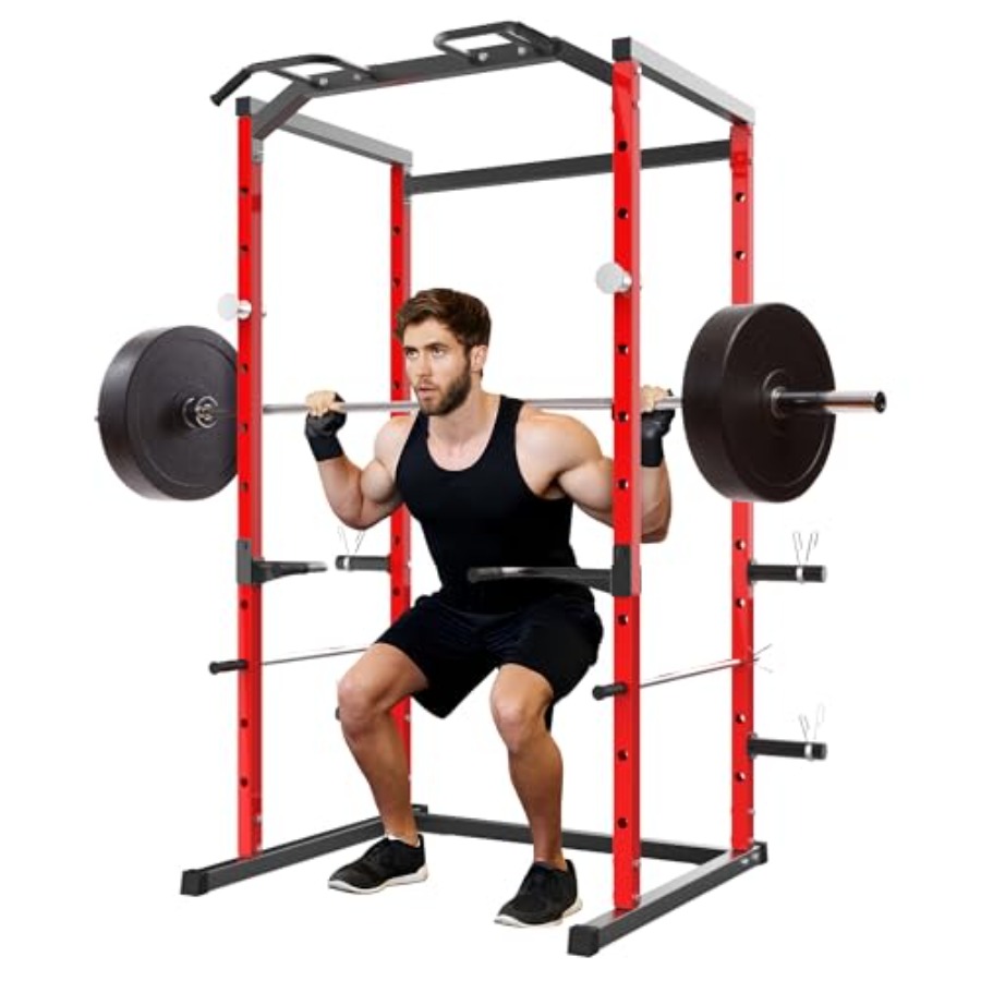 Hochbelastbarer Power Cage mit – Home Bar And Gym Bewertung und Preis