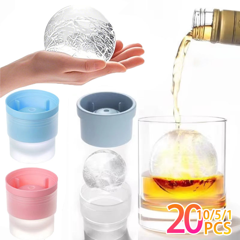1-20PCS Große Eis Ball Maker M – Ice Mold Sphere Bewertung und Preis