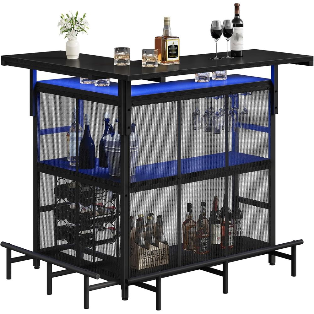 Bar-Einheit für Zuhause, L-för – Home Bar Shelves Bewertung und Preis
