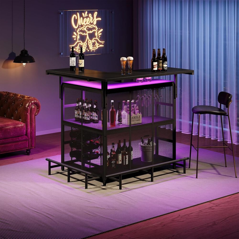 Bar-Einheit für Zuhause, L-för – Home Bar Shelves Bewertung und Preis