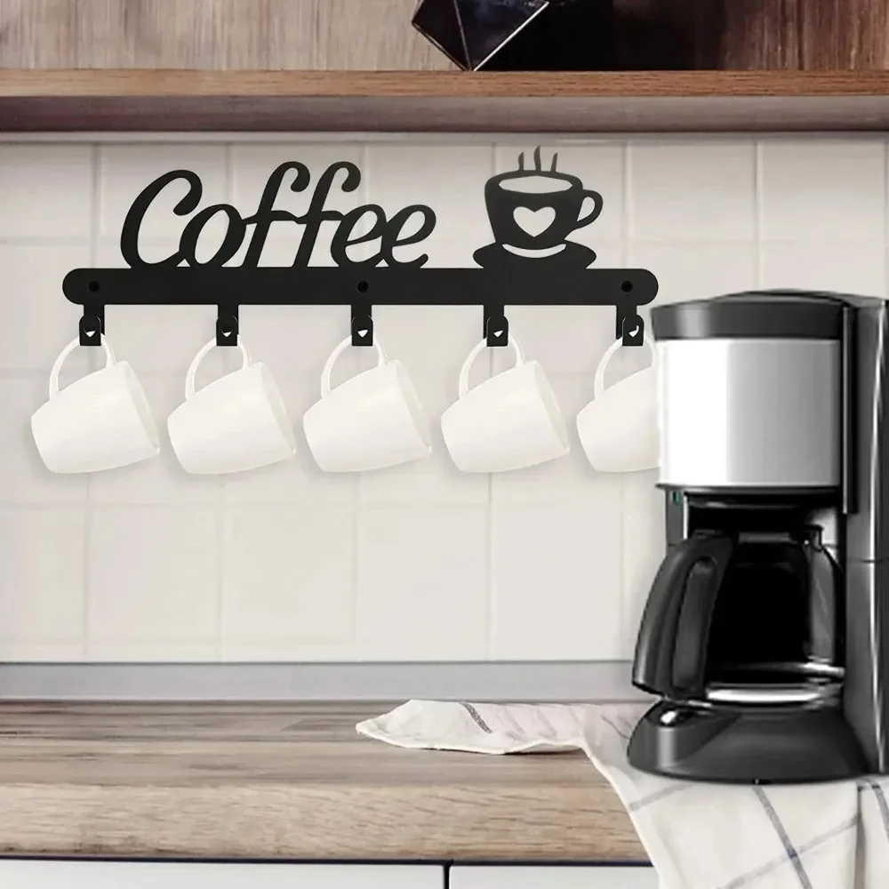 Kaffeetassenhalter aus Metall, – Home Bar Word Bewertung und Preis